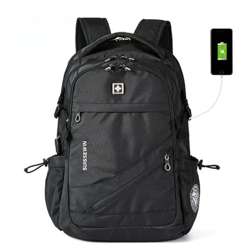 Durable 17 Inch Laptop Backpack 45L Larger Capacity Travel Bag USB Charging Port