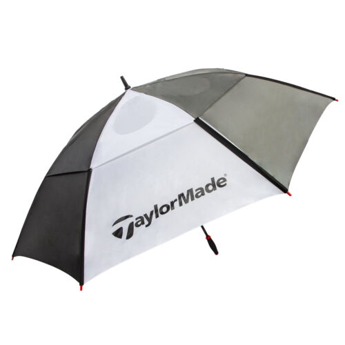 TaylorMade 68-inch Auto Open Vented Golf Umbrella, Black/White，US